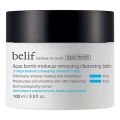 Aqua bomb makeup removing cleansing balm, Belif