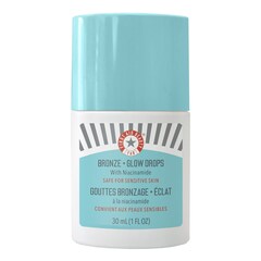 Bronze + Glow Drop - Σταγόνες Μαυρίσματος + Λάμψης με Νιασιναμίδη, First Aid Beauty