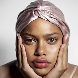 Pure silk turban - Hair Accessory