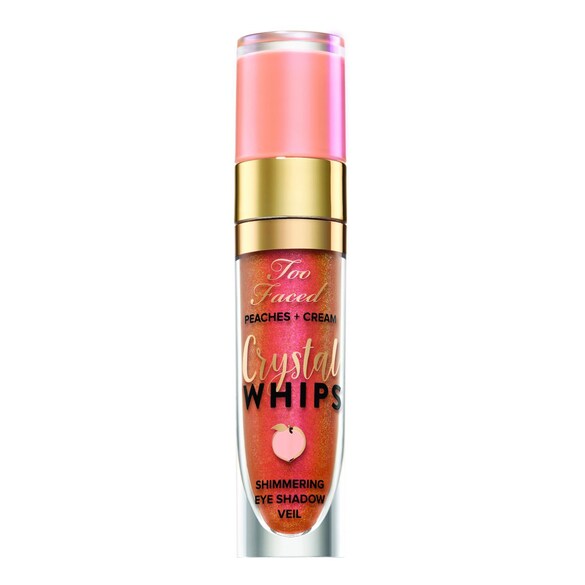 Peaches & Cream Crystal Whips Long-Wearing Shimmering Eye Shadow Veil, TOO FACED