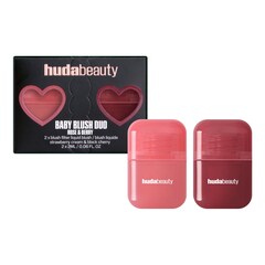 Baby Blush Duo Black Cherry and Strawberry Cream - Σετ ρουζ, Huda Beauty