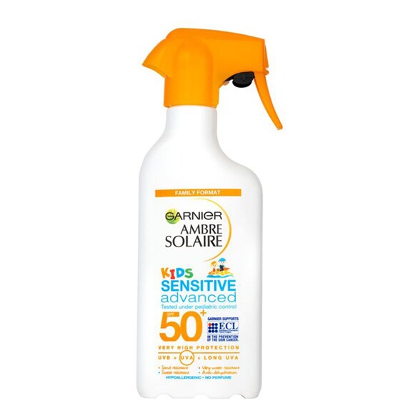 Ambre Solaire Kids Family Size Trigger-Happy Spray SPF50, GARNIER