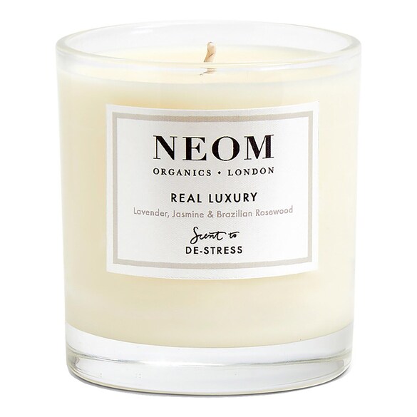 Real Luxury - 3 Wick Scented Candle, Neom Organics London