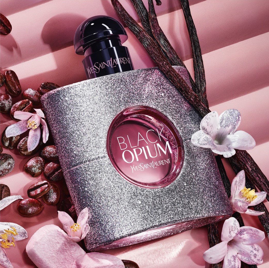 Yves Saint Laurent - Black Opium Glitter Eau de Parfum γυναικείο gourmand άρωμα με μαύρο καφέ
