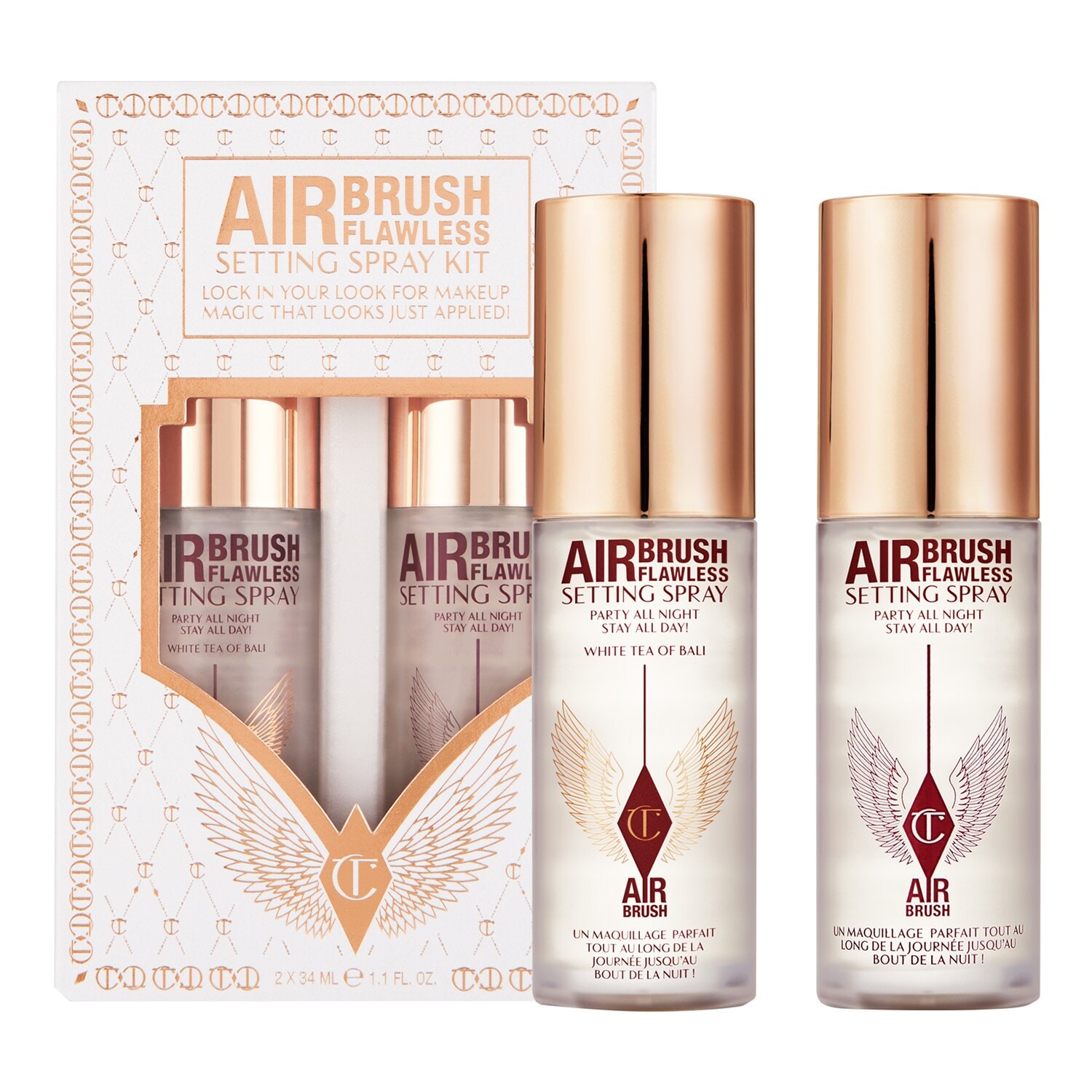 Airbrush Flawless Setting Spray Kit Charlotte Tilbury ≡ SEPHORA